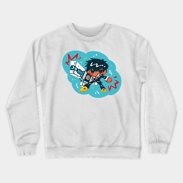 Nicholas D. Wolfwood Crewneck Sweatshirt by OkiComa